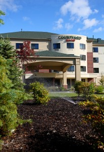 irrigation system installed in hotel garden