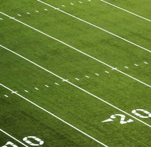 football field 20 yard line
