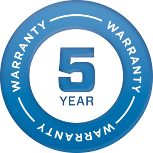 five year warranty icon